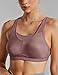 Wingslove High Impact Sports Bras for Women Seamless Full Coverage High Neck Workout Bra(Amber,42DD)