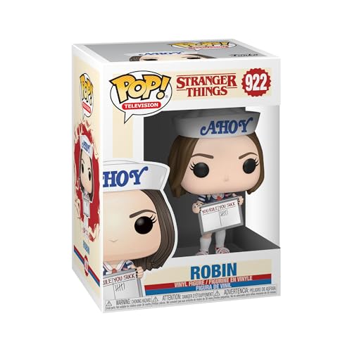 Funko POP! TV: Stranger Things-Robin Collectible Toy - Figuras Miniaturas Coleccionables Para Exhibición - Idea De Regalo - Mercancía Oficial - Juguetes Para Niños Y Adultos - Fans De TV