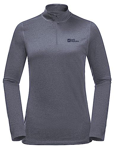 Jack Wolfskin Damen Sky Thermal Hz Wander Shirt, Dolphin, XS EU – Ansicht 1