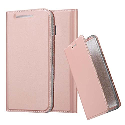 Cadorabo Funda Libro para HTC One M9 en Classy Oro Rosa   Cubierta Proteccíon con Cierre Magnético, Tarjetero y Función de Suporte   Etui Case Cover Carcasa