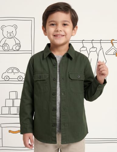 Image of Amazon Brand - Symbol Boys Cotton Double Pocket Full Sleeve Shirt