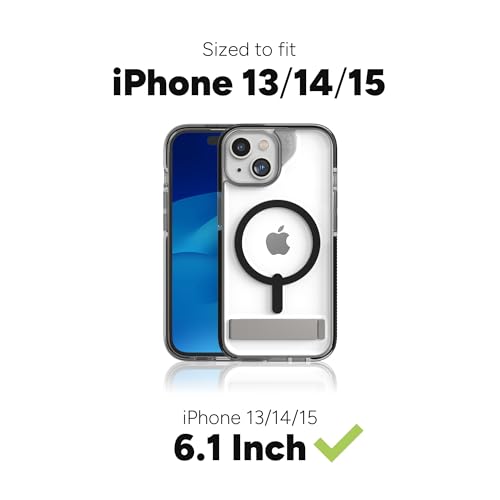 Image of ZAGG Santa Cruz Snap iPhone 15 /14 /13 Case - MagSafe Phone Case, Drop Protection (13ft /4m), Durable Graphene, Anti-Yellowing, and Scratch-Resistant Phone Case, Purple