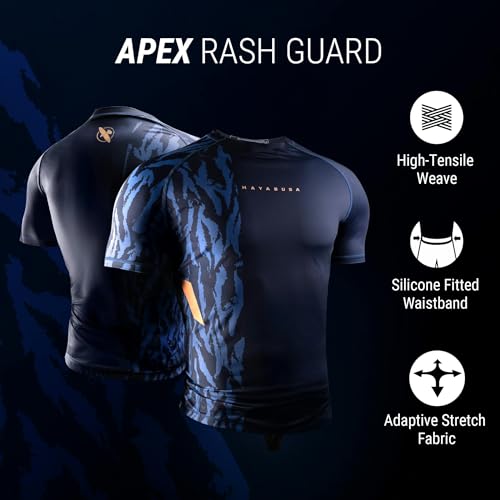 Hayabusa Apex Rash Guard for Men Short Sleeve2