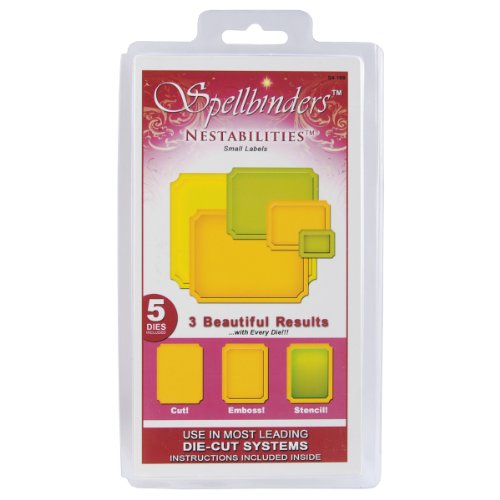 Spellbinders S4-169 Nestabilities Small Labels Die Template