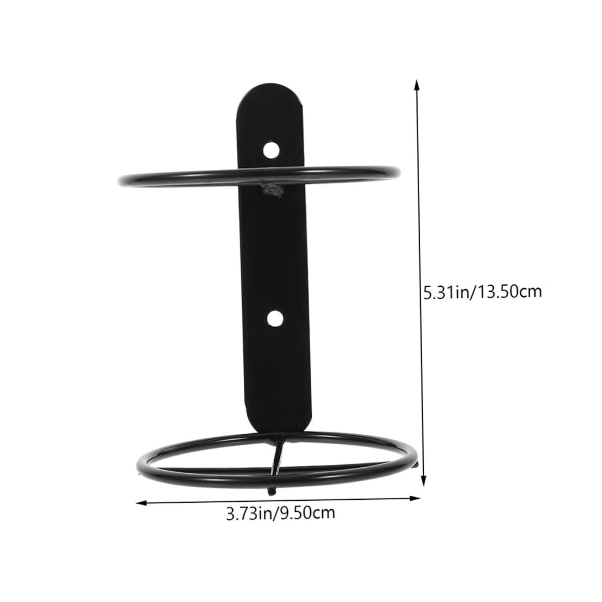 CIYODO 4Pcs Wall Mounted Wine Rack Metal Holder for Wine Bottles Space Saving Design for Kitchen Organization Present for Home Display