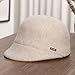DMMWCX Hat Simple Wool Cycling Cap, Suitable for Women, Retro Baseball Cap for Autumn and Winter.-A1-M 56-58Cm