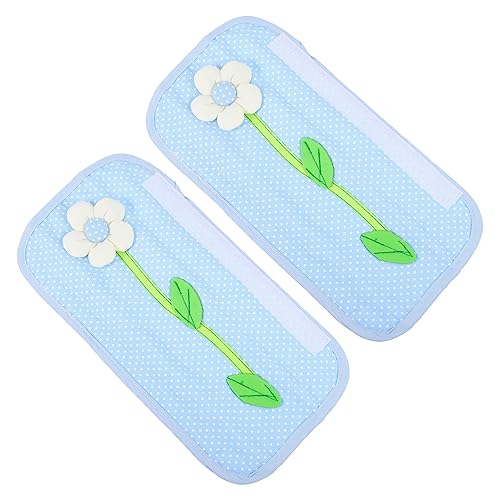 SHINEOFI 2 Piezas Cubiertas para Tiradores de Puerta de Frigorífico Protector Antiestático y Antideslizante para Manijas de Cocina Ajustables y Resistentes para Refrigeradores y Microondas