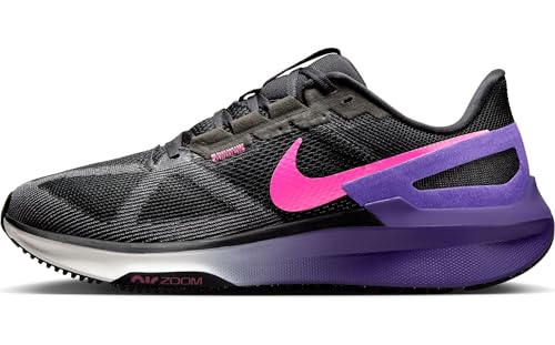 Nike Tênis masculino Nike Structure 25 Straßenlaufschuh Für Herren, Antracite fúcsia a laser preto, 42