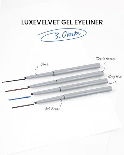 Delineador Gel LuxeVelvet 3.0mm Negro miniatura 3