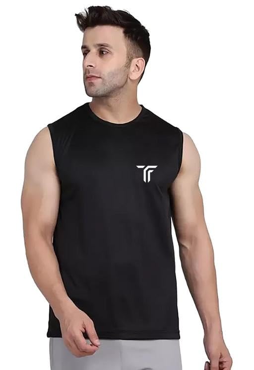 RENOWNED Gymvest Men's Sleeveless Gym T-Shirt | Dry Fit Athletic Tank Top | Lightweight Breathable Workout Vest for Gym, Running & Training-picture-29