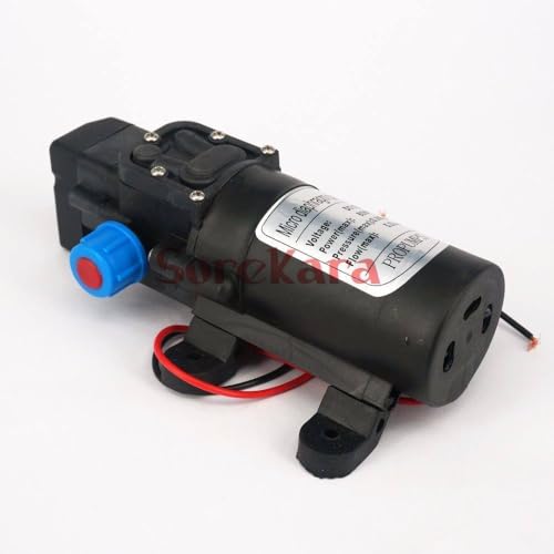 Generic Home Garden DC 24V 80W Diaphragm Water Pump Self-priming Pump With Automatic Pressure Switch 330L/H