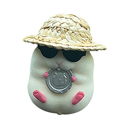 F Fityle Mignon Hamster Pâques Voiture Pendentif Animal Pet Hamster Modèle Cadeau d'anniversaire Ornements pour La Maison Party Favor Accessoires Décoration de, Style H