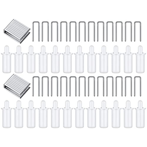 Healifty Plantation Shutter Repair Kit: Spring Loaded Shutter Shutter Replacement Repair Louvers Staples Replacement for Windows Tools Supplies