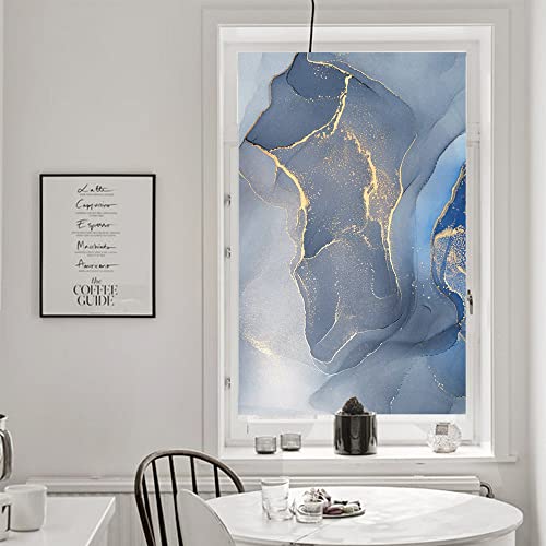 Autocollant en verre dépoli d'intimité grain de marbre chic - 5