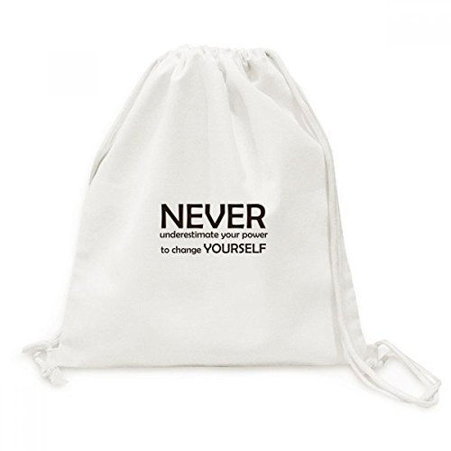 Toile Drawstring Backpack Voyage DIYthinker Sac Cordon pour Randonnée et Sport