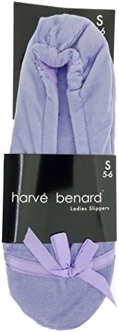 Harve Benard Ladies Ballet Flat Slippers with Satin Ribbon - PPL-XL