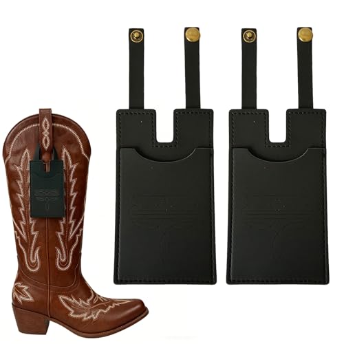 NOWNIN 2PCS Western Boot Wallet Men Women PU Leather Card Holder