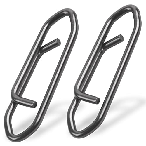 Clips de pêche rapides SILANON en acier robuste pour un changement de leurre sans nœud