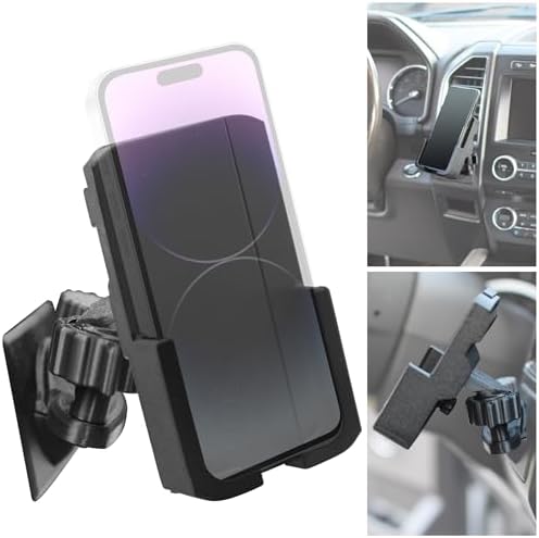 Generic Cell Phone Mount for 2018-2021 Ford Expedition Coin Tray, Black