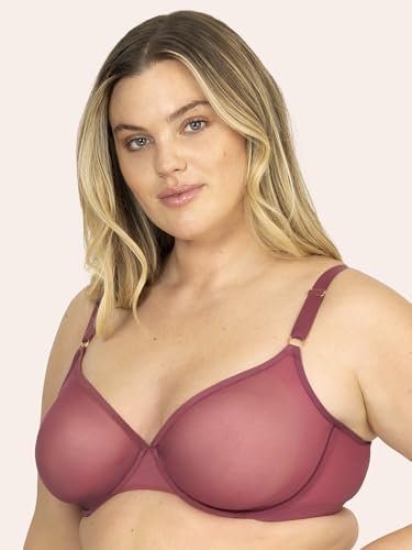 Image of Smart & Sexy Women's Sheer Mesh Demi Underwire Bra - See Through Bras