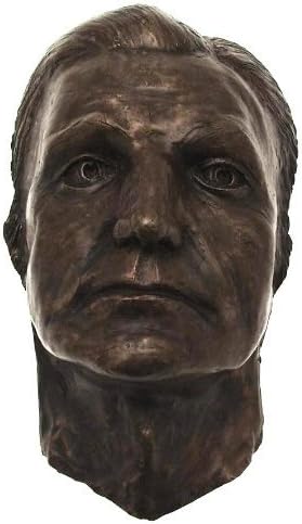 Stuart Russell Limited Edition Hand cast Solid Bronze Wall Hanging mask of JJ Audubon