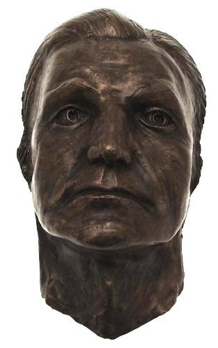 Stuart Russell Limited Edition Hand cast Solid Bronze Wall Hanging mask of JJ Audubon