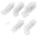 Plastic Canvas Shapes (60 Pack) | 3" Plastic Canvas Sheets | Stars, Squares, Hearts, Circles, Crosses and Raised Circles | 2 Metal Needles | for Embroidery, Yarn Crafting, Knit and Crochet Projects
