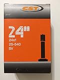24 x 1 Inner Tube 25-540 Straight Schrader Valve SV Wheelchair 24x1