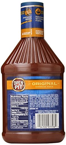 Open Pit Barbecue Sauce, Original, 42 Ounce