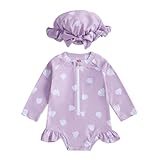 Lieferumfang: 1 x Badeanzug und 1 x Hut. Ob beim Schwimmen oder einfach nur am Strand spielen, die neugeborene Bademode kann die Bedürfnisse Ihres Babys erfüllen