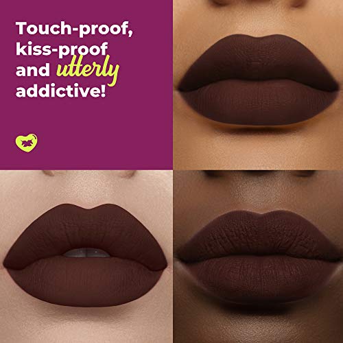 Lime Crime Velvetines Liquid Matte Lipstick, Salem - True Brown - French Vanilla Scent -Long-Lasting Velvety Matte Lipstick - Won't Bleed or Transfer - Vegan