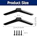 Universal TV Legs, Universal TVStand Replacement Base Bracket 2 Pcs