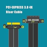GLOTRENDS 180mm PCIe 3.0 X4 Riser Kabel dla kart M.2, WiFi, Firewire, USB, dźwiękowych itp.