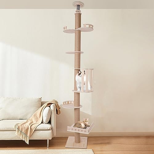 Árbol para Gatos Ajustable de Piso a Techo 104.3" miniatura 7