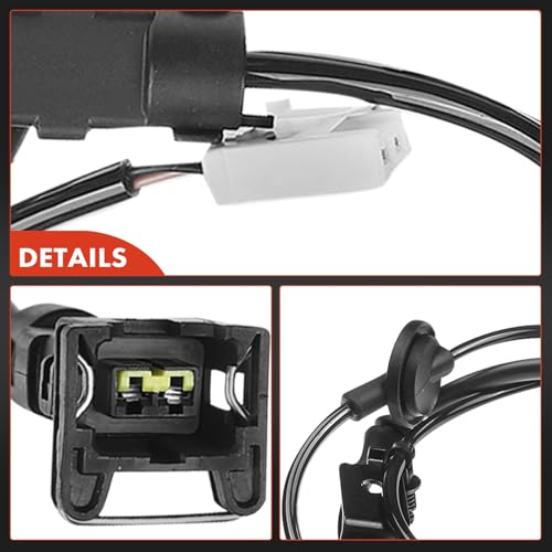 Frankberg 2x ABS Sensor 2-Polig Hinterachse Kompatibel mit i10 PA 1.0L 1.1L 1.2L 2008-2013 Replace# 919200X100