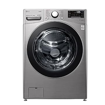 Lava e Seca Smart LG 17kg Aço Escovado com Conectividade Wi-Fi ThinQ - WD17SV2S6BA - Motor Inverter