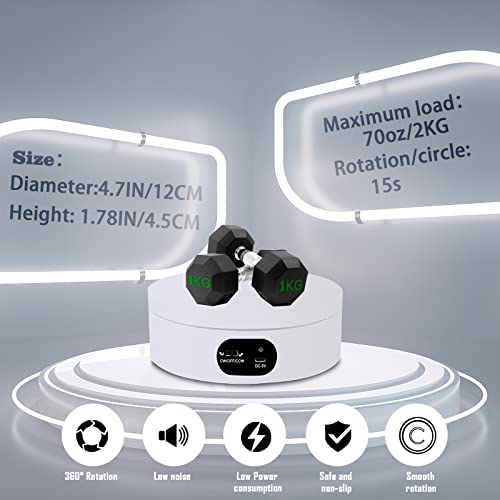 Professional Photography Turntable Motorized