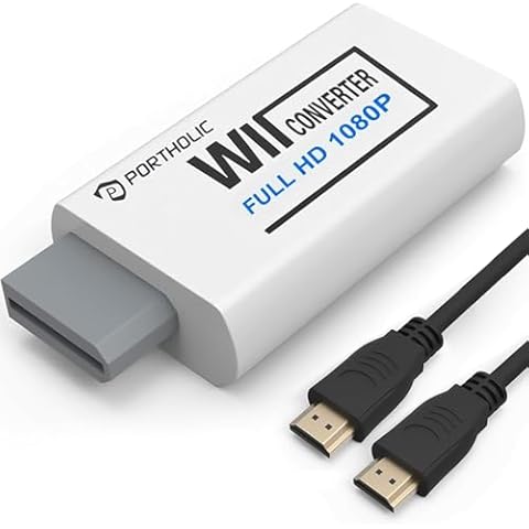 PORTHOLIC Wii to HDMI Converter 1080P Cover