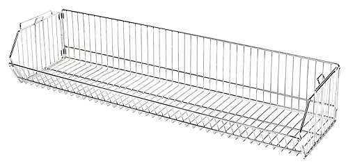 Quantum Storage Systems 203612BC Modular Stacking Basket, Chrome Finish, 20