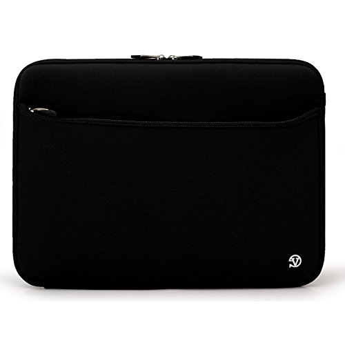 Funda protectora de neopreno negra para laptop 13.3 pulgadas miniatura 1