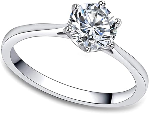 Anel Solitário Prata Feminino Compromisso Noivado Namoro Zircônia Cristal Brilhante Prata 925 Hipoalergênico Anatômico Luxo Elegante Design Clássico Joia Delicada Resistente Não Escurece Presente Namorada Esposa Noiva Aniversário Natal Bodas Acabamento Polido Qualidade Premium (15)
