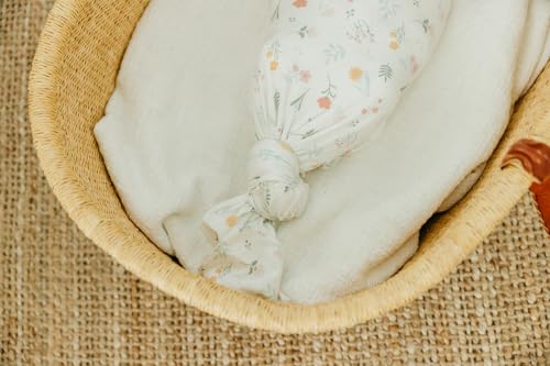 Image of Copper Pearl Swaddle Blankets for Newborns | Soft Stretchy Receiving Blankets for Boys and Girls | Large 46 x 46 Inch Baby Blankets | Lightweight and Breathable Swaddles | Mabel