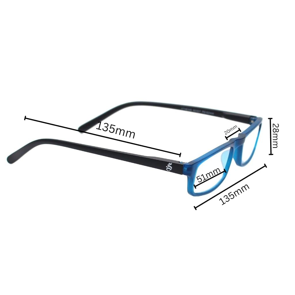 ESPERTO READERS ATHENS Full Rim Reading Glasses - Blue(For Men & Women) Power +1.00 to +3.00 (+2.50) 2
