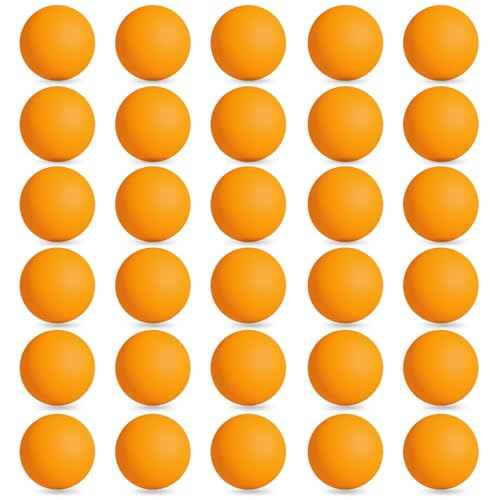 Image of D-Xam Ping Pong Balls Orange or White ABS 1 Star 40mm Official Size High Bounce Professional 50, 30 Pack Table Tennis Ball for Training & Practice - Durable High Performance