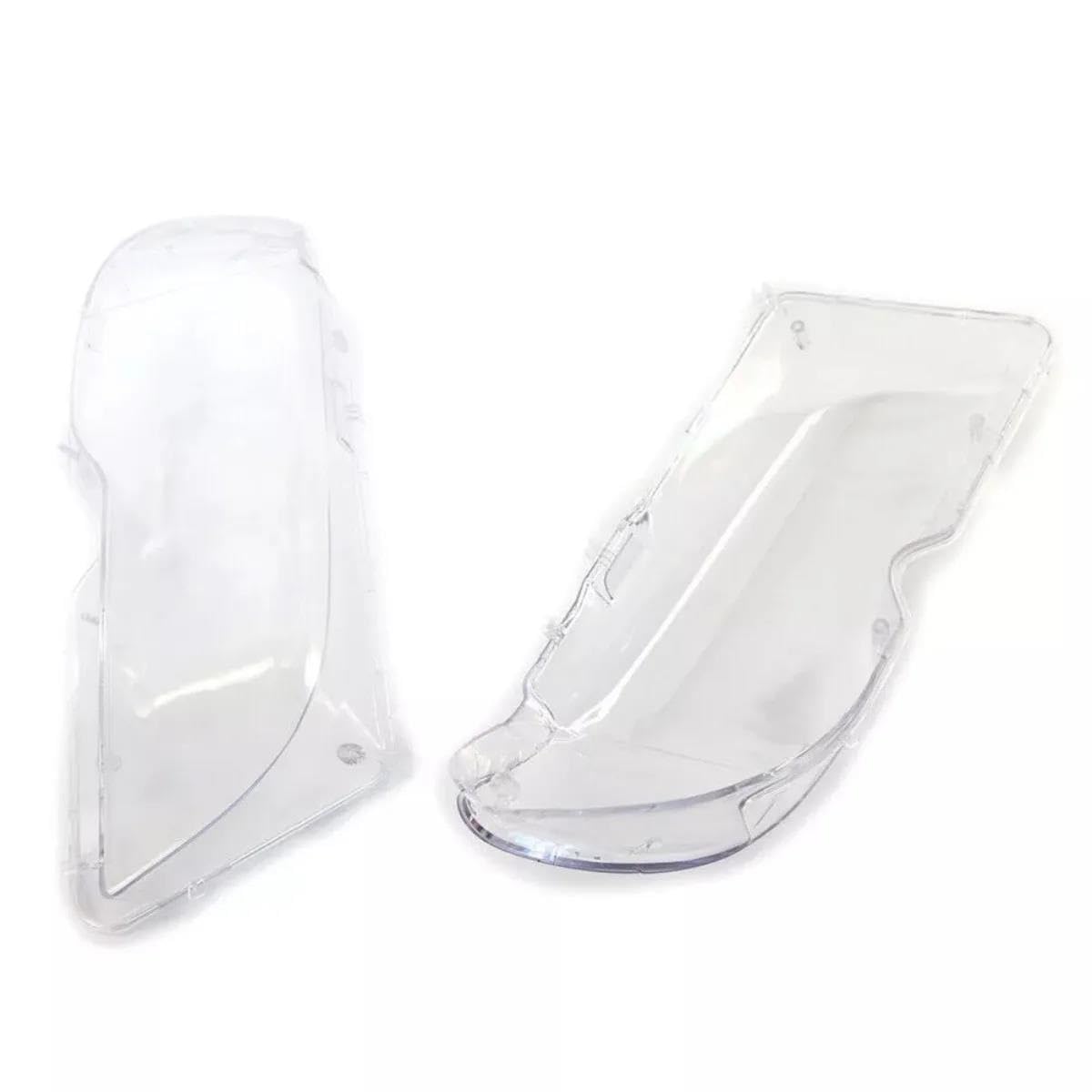 FUNFOB Copertura Faro per Auto Copri Lenti Fari Anteriori Auto per BMW Serie 3 per E46 325Ci 330Ci Coupé Convertibile 2003-2006 Copri Lampada Fari Paralume Anteriore(Pair)