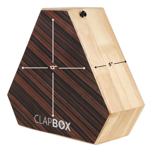Image of Clapbox Travel Cajon (2-sided), Snare, Bongo - Rubber wood with Carry Bag