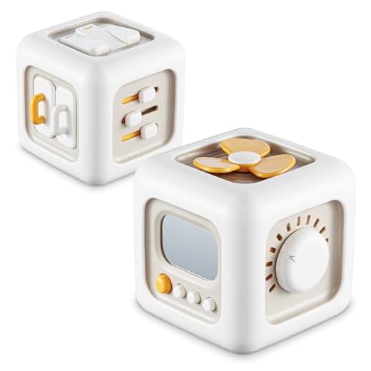 SOCBTNSO Busy Cube Toy for 1 Year Old Boy, Montessori Toys for 1+ Year Old, Travel Sensory Toys for Toddlers 1-3, Learning Fine Motor Skills| 1st Birthday Gifts Baby Boy Toys 9 12 Months