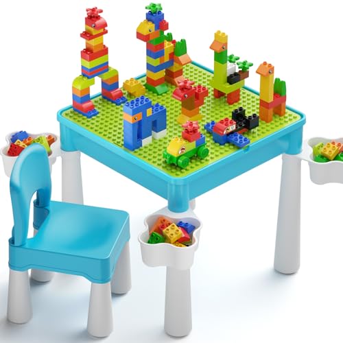 BurgKidz Kids 5-in-1 Multi Activity Table Set
