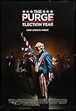 THE PURGE 2013 Theatrical Movie poster. A wealthy family are held hostage for harboring the target of a murderous syndicate during the Purge, a 12-hour period in which any and all crime is legal. Starring Ethan Hawke, Lena Headey, Max Burkholder
