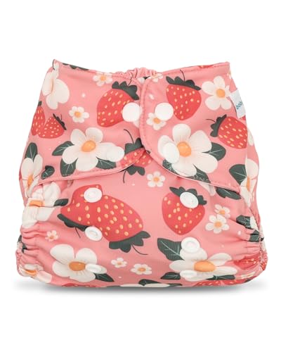 Babygoal Baby Cloth Cover for Prefolds,Flats or Fitted Diapers– Adjustable, Reusable, Waterproof Swim Diaper Cover for Infant and Toddlers 15-35lbs...